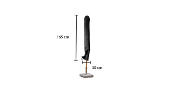 Premium beschermhoes parasol 165x30 cm